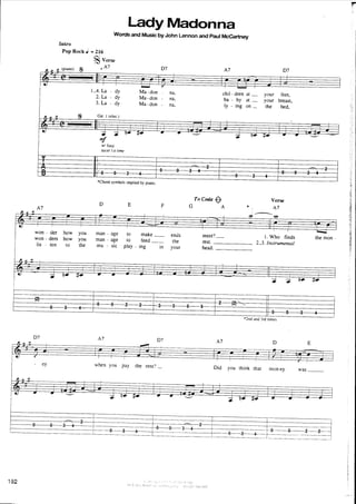 The beatles-piano guitar