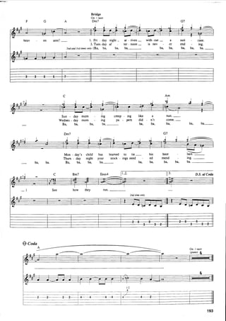 The beatles-piano guitar