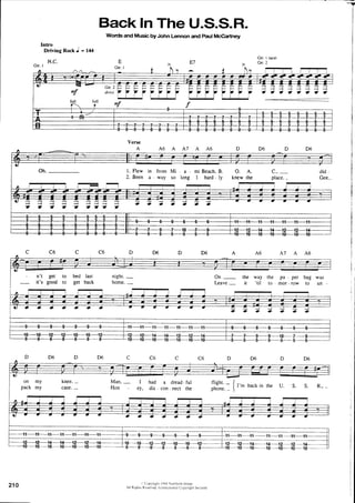 The beatles-piano guitar