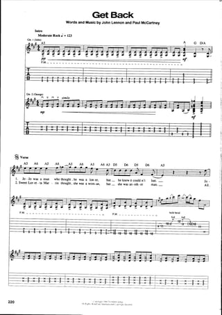 The beatles-piano guitar