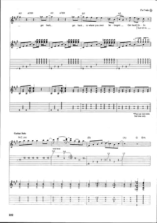 The beatles-piano guitar