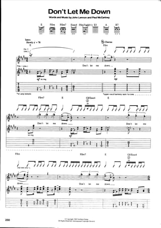 The beatles-piano guitar