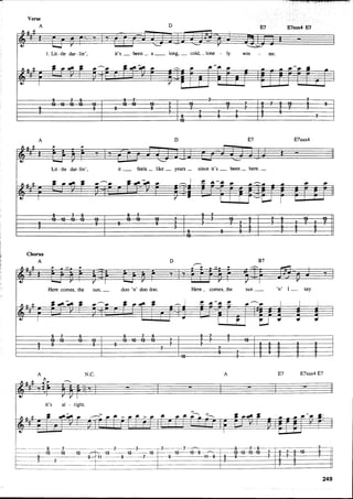 The beatles-piano guitar