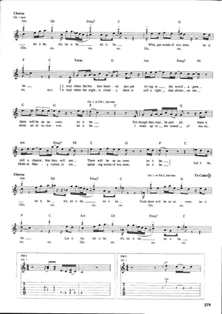 The beatles-piano guitar