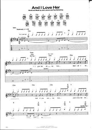 The beatles-piano guitar