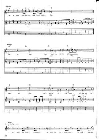 The beatles-piano guitar