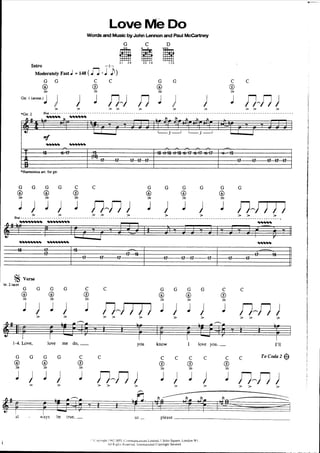 The beatles-piano guitar