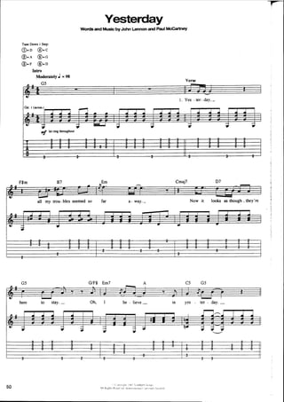 The beatles-piano guitar
