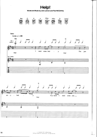 The beatles-piano guitar