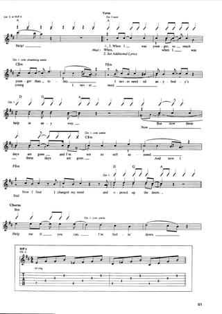 The beatles-piano guitar