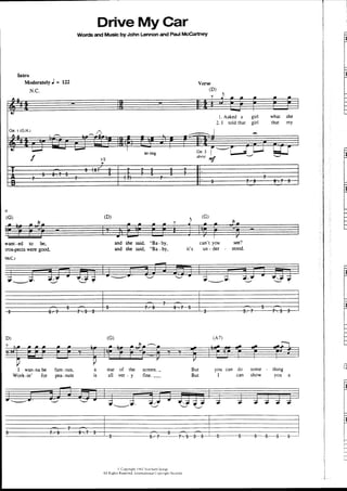 The beatles-piano guitar