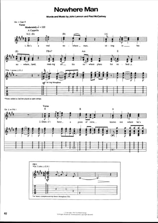 The beatles-piano guitar