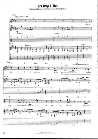 The beatles-piano guitar