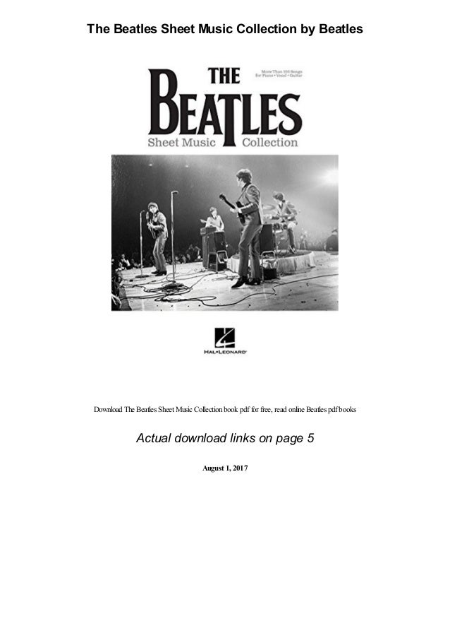 The Beatles Sheet Music Collection by Beatles pdf 2 the beatles sheet music collection by beatles pdf 1 638