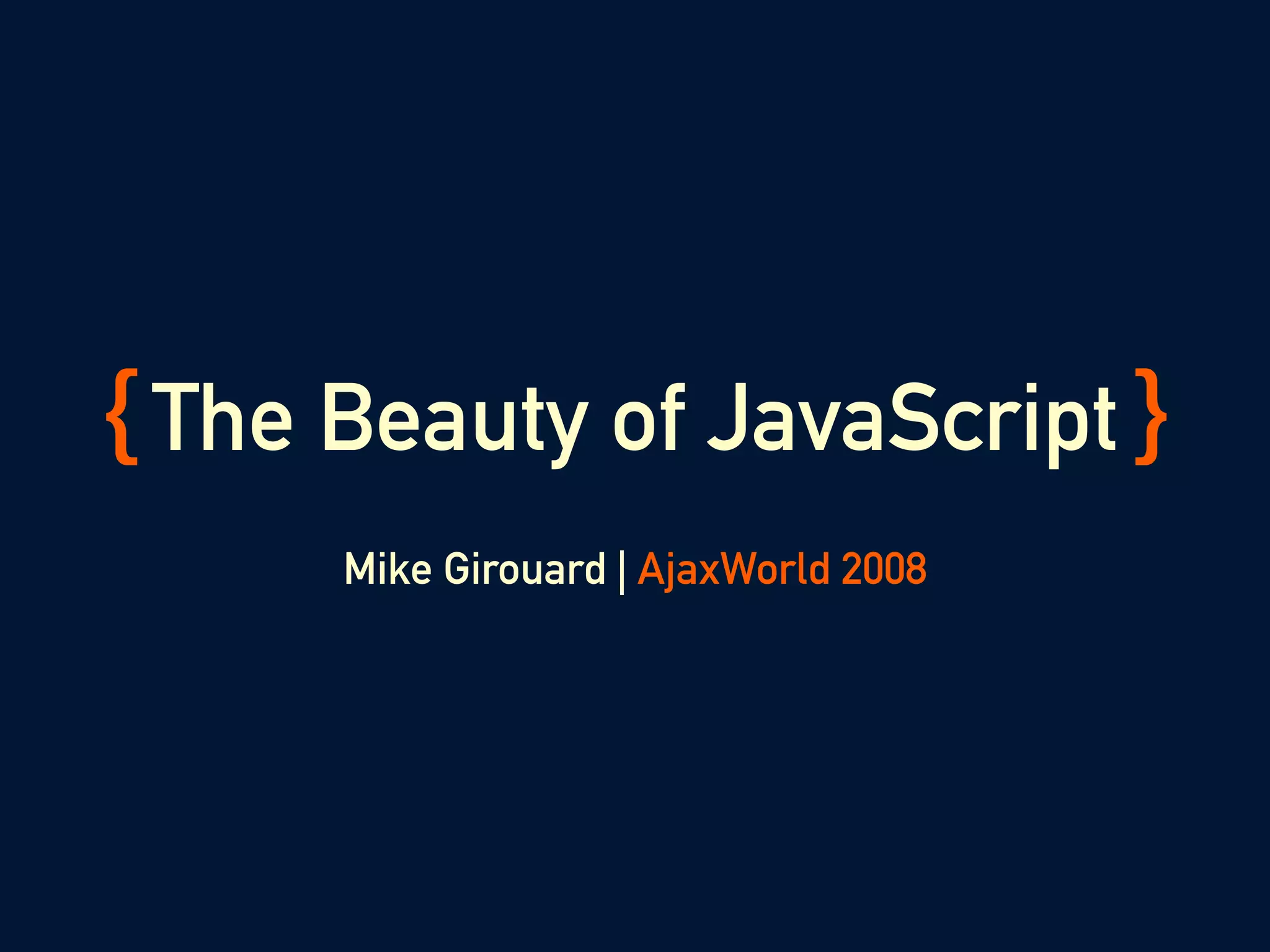 The Beauty Of Java Script V5a