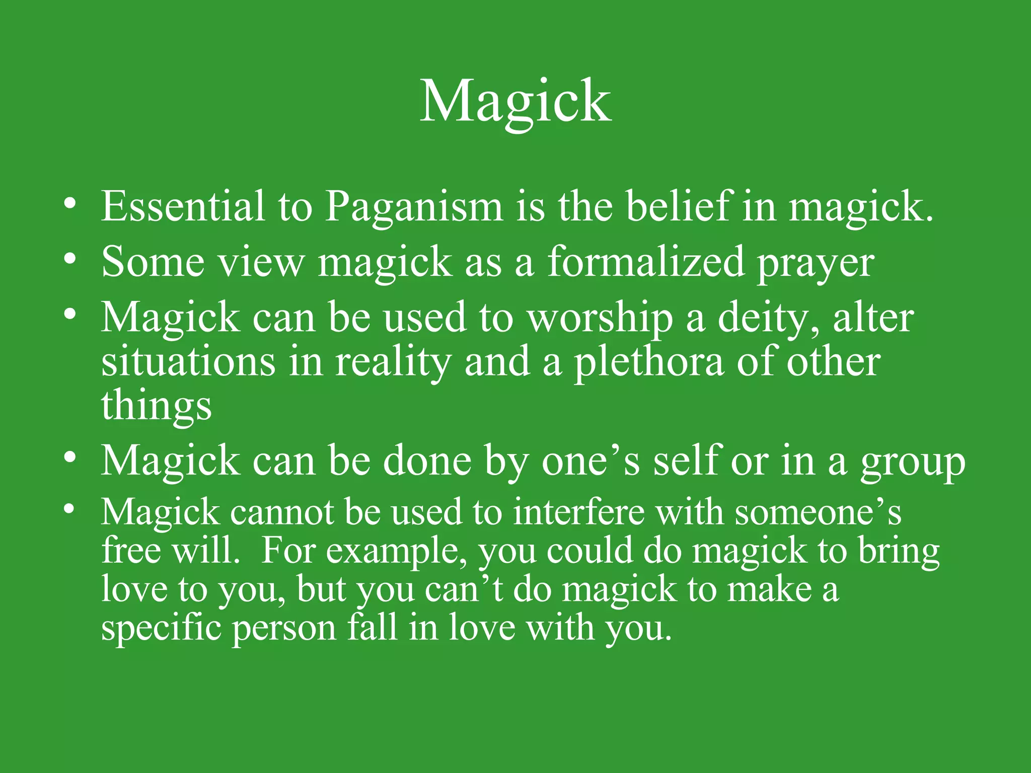 The Beauty of Paganism | PPT
