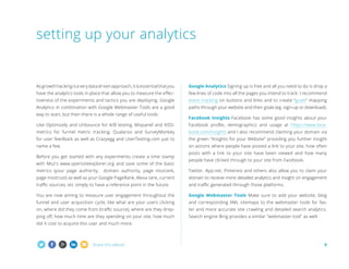 setting up your analytics

As growth hacking is a very data driven approach, it is essential that you

Google Analytics Si...