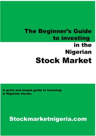 The beginners guide to investing in the Nigerian Stock Market