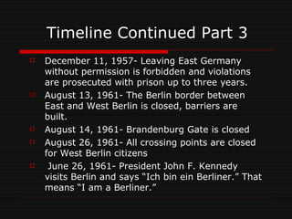 The Berlin Wall | PPT