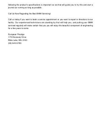 following the product's specifications is important so we that will guide you to try this and start a
journal car running ...