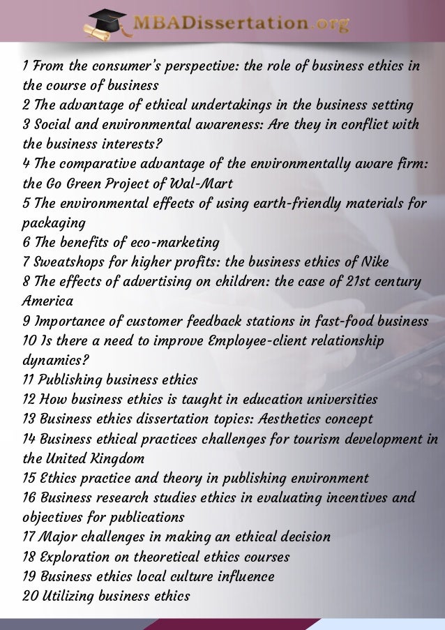 Business ethics research paper examples picture