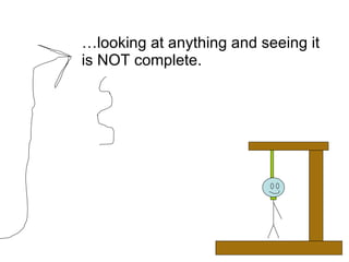 … looking at anything and seeing it is NOT complete. 