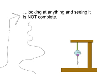 … looking at anything and seeing it is NOT complete. 