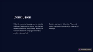best source to learn python | PPT