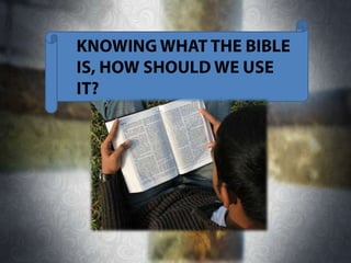 The bible and I (shared using VisualBee)