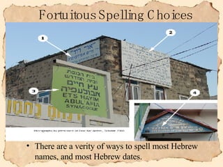 Hebrew Spells The Bible Code Decoded | PPT