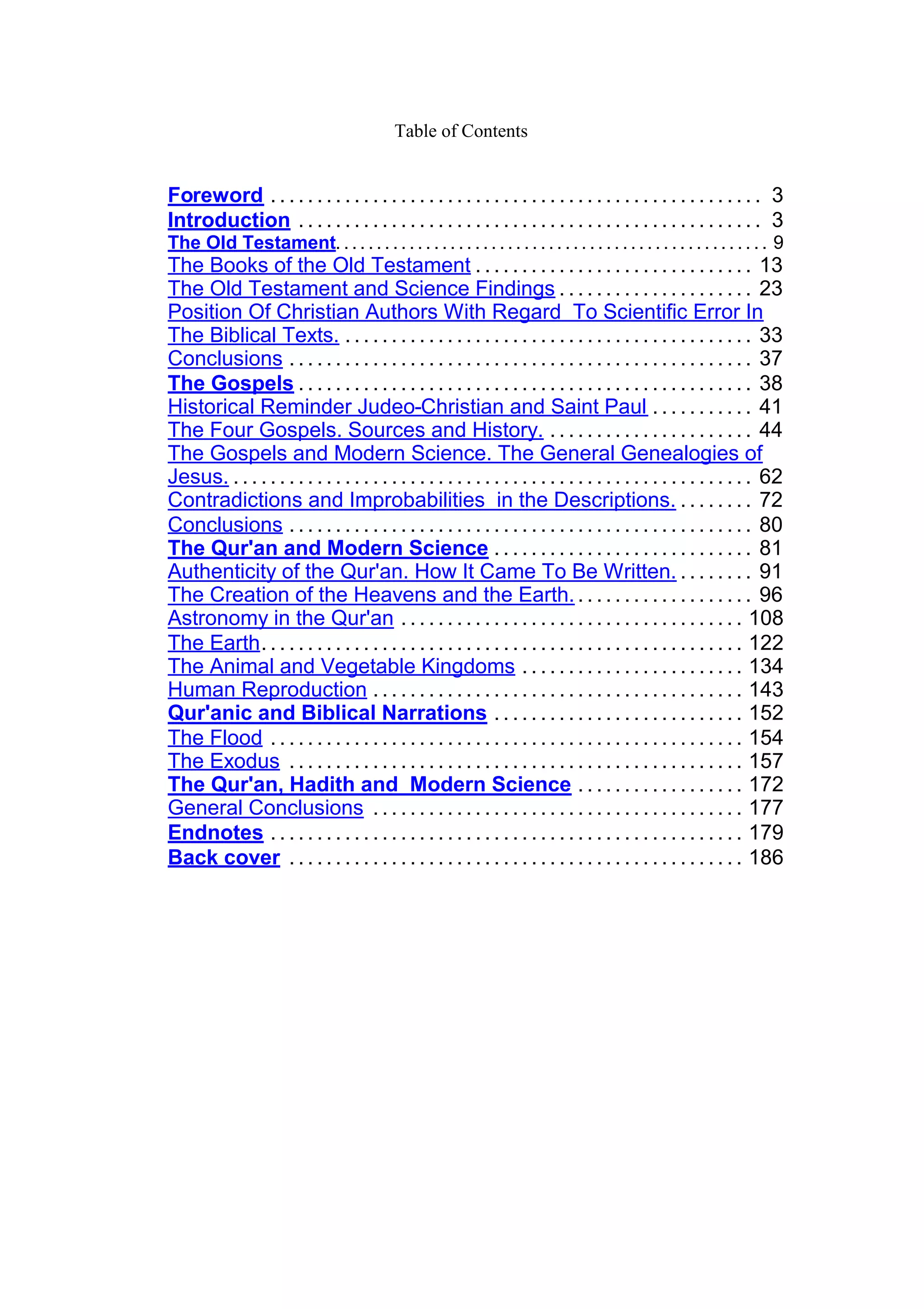The Bible The Quran Science Pdf