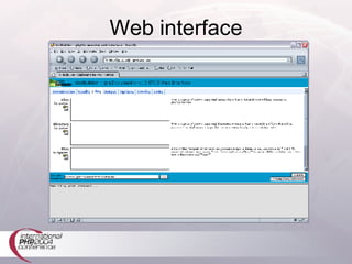 Web interface 