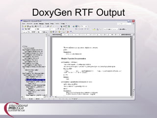 DoxyGen RTF Output 