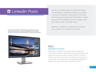 On your company page you have the ability
to share posts. Regularly posting on LinkedIn
is critical to building a solid ba...