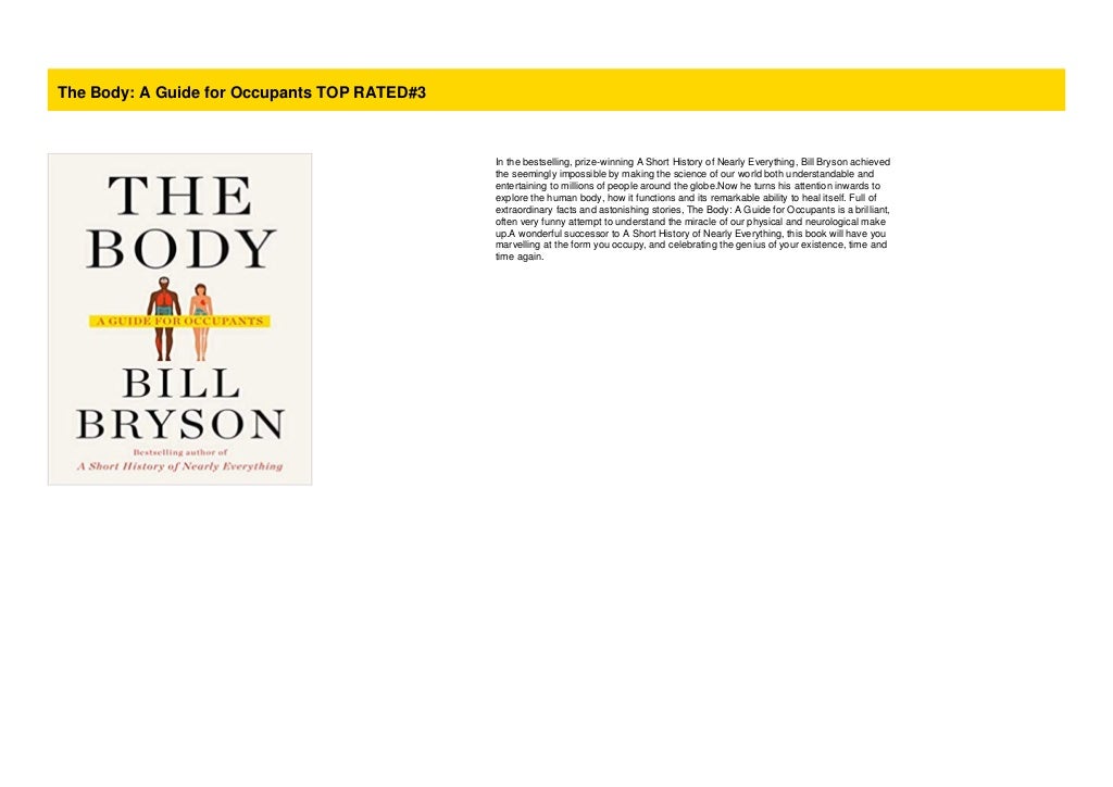 the body an occupants guide the body an occupants guide