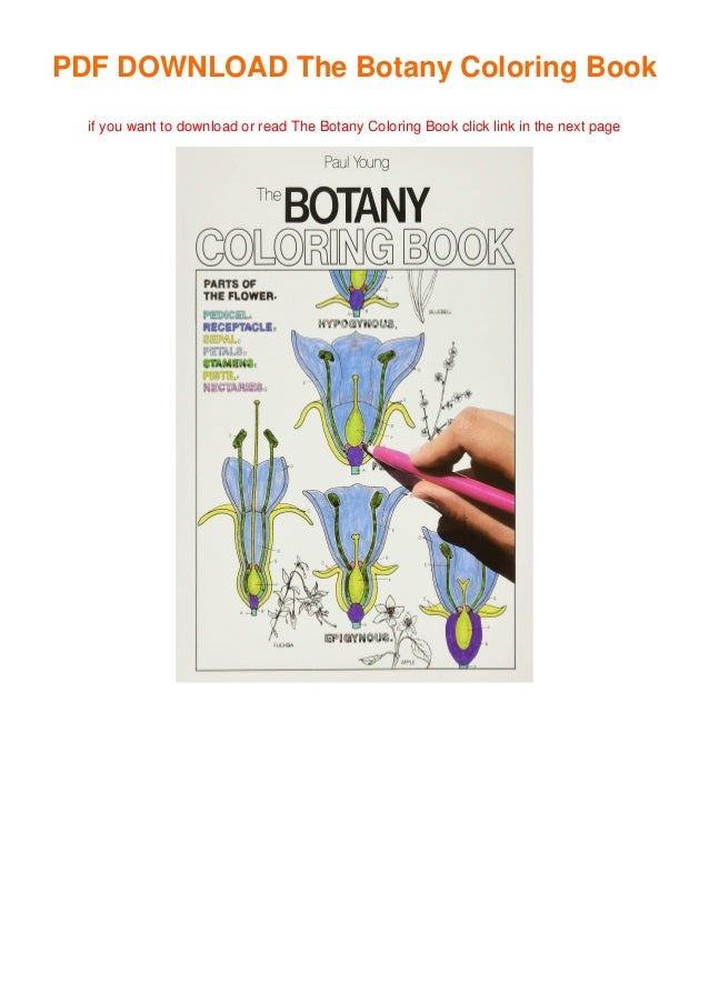 Download The Botany Coloring Book Full Online