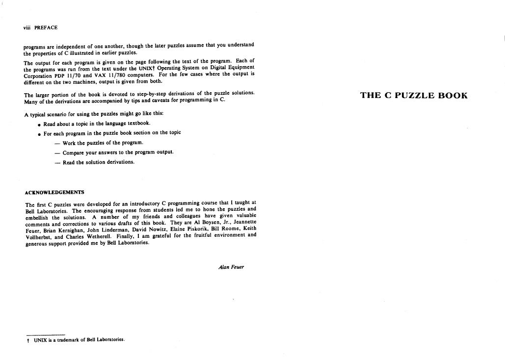 C Puzzles By Alan R Feuer Pdf Viewer