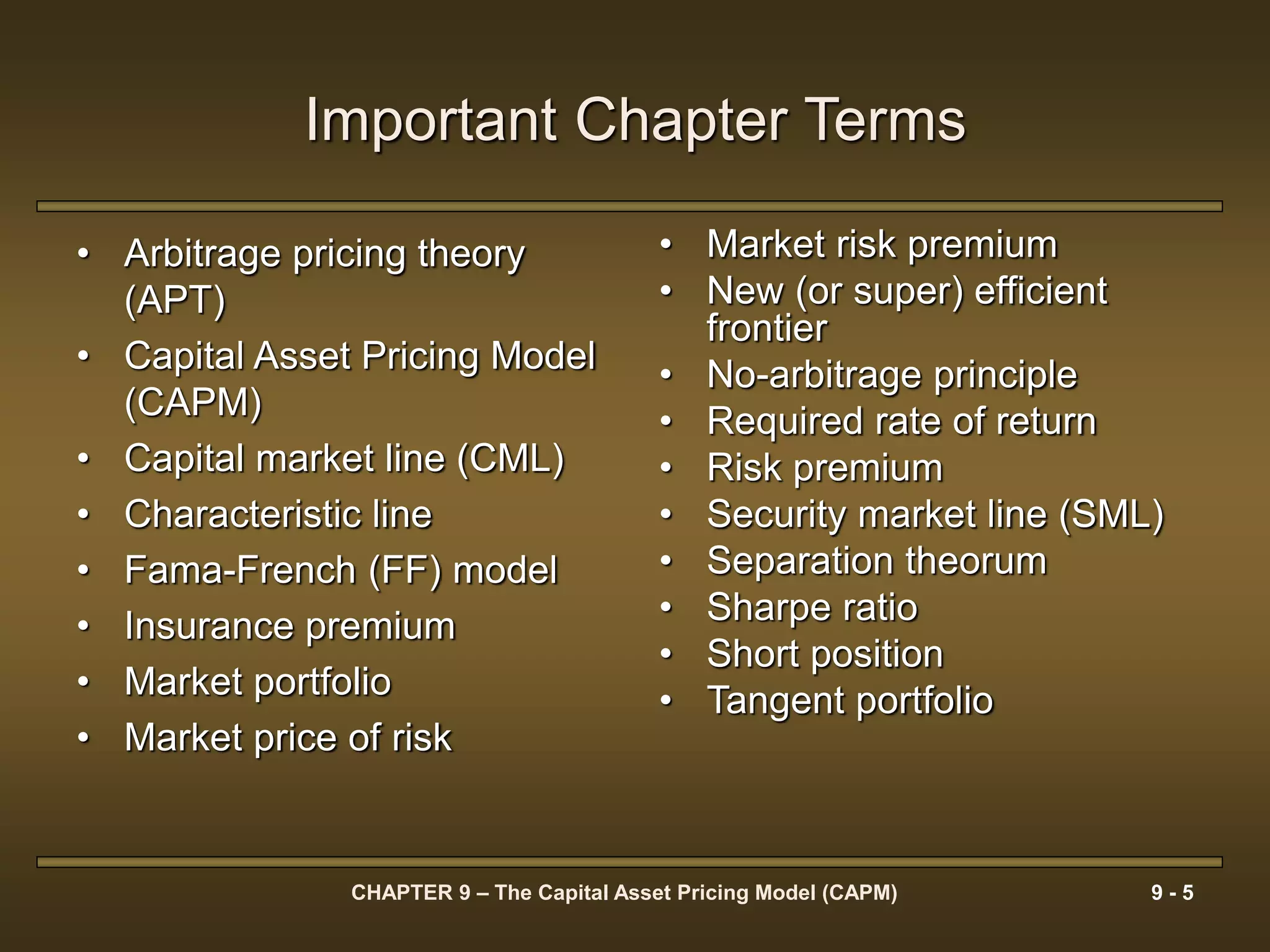 The capital-asset-pricing-model-capm75 | PPT