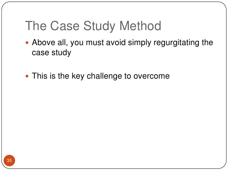 The Case Study Method