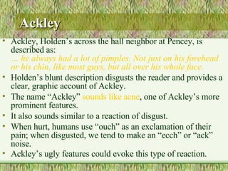 The Catcher In The Rye: What's In A Name? | PPT