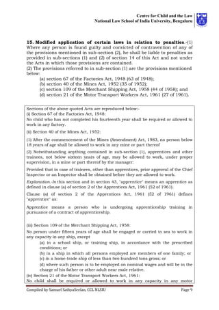 The Child and Adolescent Labour (Prohibition and Regulation) Act, 1986 ...