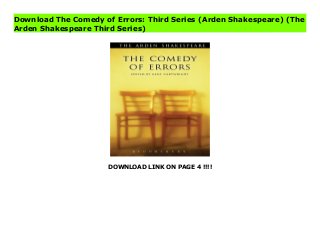 DOWNLOAD LINK ON PAGE 4 !!!!
Download The Comedy of Errors: Third Series (Arden Shakespeare) (The
Arden Shakespeare Third Series)
Download PDF The Comedy of Errors: Third Series (Arden Shakespeare) (The Arden Shakespeare Third Series) Online, Download PDF The Comedy of Errors: Third Series (Arden Shakespeare) (The Arden Shakespeare Third Series), Full PDF The Comedy of Errors: Third Series (Arden Shakespeare) (The Arden Shakespeare Third Series), All Ebook The Comedy of Errors: Third Series (Arden Shakespeare) (The Arden Shakespeare Third Series), PDF and EPUB The Comedy of Errors: Third Series (Arden Shakespeare) (The Arden Shakespeare Third Series), PDF ePub Mobi The Comedy of Errors: Third Series (Arden Shakespeare) (The Arden Shakespeare Third Series), Downloading PDF The Comedy of Errors: Third Series (Arden Shakespeare) (The Arden Shakespeare Third Series), Book PDF The Comedy of Errors: Third Series (Arden Shakespeare) (The Arden Shakespeare Third Series), Download online The Comedy of Errors: Third Series (Arden Shakespeare) (The Arden Shakespeare Third Series), The Comedy of Errors: Third Series (Arden Shakespeare) (The Arden Shakespeare Third Series) pdf, pdf The Comedy of Errors: Third Series (Arden Shakespeare) (The Arden Shakespeare Third Series), epub The Comedy of Errors: Third Series (Arden Shakespeare) (The Arden Shakespeare Third Series), the book The Comedy of Errors: Third Series (Arden Shakespeare) (The Arden Shakespeare Third Series), ebook The Comedy of Errors: Third Series (Arden Shakespeare) (The Arden Shakespeare Third Series), The Comedy of Errors: Third Series (Arden Shakespeare) (The Arden Shakespeare Third Series) E-Books, Online The Comedy of Errors: Third Series (Arden Shakespeare) (The Arden Shakespeare Third Series) Book, The Comedy of Errors: Third Series (Arden Shakespeare) (The Arden Shakespeare Third Series) Online Download Best Book Online The Comedy of Errors: Third Series (Arden Shakespeare) (The Arden Shakespeare Third Series), Download Online The Comedy of Errors: Third Series (Arden
Shakespeare) (The Arden Shakespeare Third Series) Book, Read Online The Comedy of Errors: Third Series (Arden Shakespeare) (The Arden Shakespeare Third Series) E-Books, Read The Comedy of Errors: Third Series (Arden Shakespeare) (The Arden Shakespeare Third Series) Online, Read Best Book The Comedy of Errors: Third Series (Arden Shakespeare) (The Arden Shakespeare Third Series) Online, Pdf Books The Comedy of Errors: Third Series (Arden Shakespeare) (The Arden Shakespeare Third Series), Download The Comedy of Errors: Third Series (Arden Shakespeare) (The Arden Shakespeare Third Series) Books Online, Download The Comedy of Errors: Third Series (Arden Shakespeare) (The Arden Shakespeare Third Series) Full Collection, Download The Comedy of Errors: Third Series (Arden Shakespeare) (The Arden Shakespeare Third Series) Book, Read The Comedy of Errors: Third Series (Arden Shakespeare) (The Arden Shakespeare Third Series) Ebook, The Comedy of Errors: Third Series (Arden Shakespeare) (The Arden Shakespeare Third Series) PDF Read online, The Comedy of Errors: Third Series (Arden Shakespeare) (The Arden Shakespeare Third Series) Ebooks, The Comedy of Errors: Third Series (Arden Shakespeare) (The Arden Shakespeare Third Series) pdf Read online, The Comedy of Errors: Third Series (Arden Shakespeare) (The Arden Shakespeare Third Series) Best Book, The Comedy of Errors: Third Series (Arden Shakespeare) (The Arden Shakespeare Third Series) Popular, The Comedy of Errors: Third Series (Arden Shakespeare) (The Arden Shakespeare Third Series) Read, The Comedy of Errors: Third Series (Arden Shakespeare) (The Arden Shakespeare Third Series) Full PDF, The Comedy of Errors: Third Series (Arden Shakespeare) (The Arden Shakespeare Third Series) PDF Online, The Comedy of Errors: Third Series (Arden Shakespeare) (The Arden Shakespeare Third Series) Books Online, The Comedy of Errors: Third Series (Arden Shakespeare) (The Arden
Shakespeare Third Series) Ebook, The Comedy of Errors: Third Series (Arden Shakespeare) (The Arden Shakespeare Third Series) Book, The Comedy of Errors: Third Series (Arden Shakespeare) (The Arden Shakespeare Third Series) Full Popular PDF, PDF The Comedy of Errors: Third Series (Arden Shakespeare) (The Arden Shakespeare Third Series) Read Book PDF The Comedy of Errors: Third Series (Arden Shakespeare) (The Arden Shakespeare Third Series), Read online PDF The Comedy of Errors: Third Series (Arden Shakespeare) (The Arden Shakespeare Third Series), PDF The Comedy of Errors: Third Series (Arden Shakespeare) (The Arden Shakespeare Third Series) Popular, PDF The Comedy of Errors: Third Series (Arden Shakespeare) (The Arden Shakespeare Third Series) Ebook, Best Book The Comedy of Errors: Third Series (Arden Shakespeare) (The Arden Shakespeare Third Series), PDF The Comedy of Errors: Third Series (Arden Shakespeare) (The Arden Shakespeare Third Series) Collection, PDF The Comedy of Errors: Third Series (Arden Shakespeare) (The Arden Shakespeare Third Series) Full Online, full book The Comedy of Errors: Third Series (Arden Shakespeare) (The Arden Shakespeare Third Series), online pdf The Comedy of Errors: Third Series (Arden Shakespeare) (The Arden Shakespeare Third Series), PDF The Comedy of Errors: Third Series (Arden Shakespeare) (The Arden Shakespeare Third Series) Online, The Comedy of Errors: Third Series (Arden Shakespeare) (The Arden Shakespeare Third Series) Online, Download Best Book Online The Comedy of Errors: Third Series (Arden Shakespeare) (The Arden Shakespeare Third Series), Read The Comedy of Errors: Third Series (Arden Shakespeare) (The Arden Shakespeare Third Series) PDF files
 