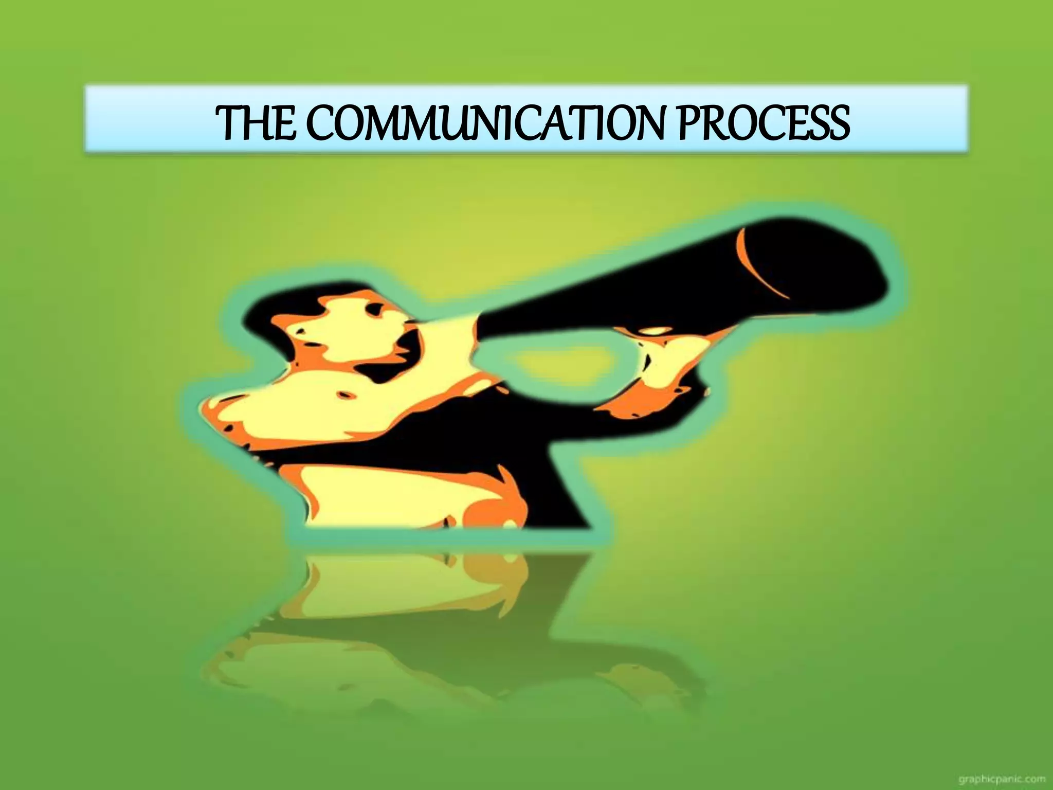THE COMMUNICATION PROCESS