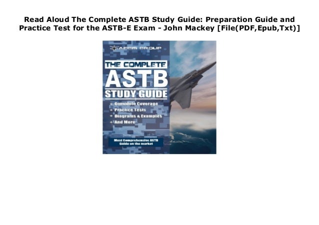 Read Aloud The Complete ASTB Study Guide: Preparation Guide and ...