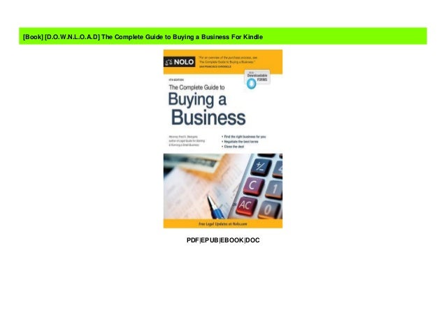 The Complete Guide to Buying a Business