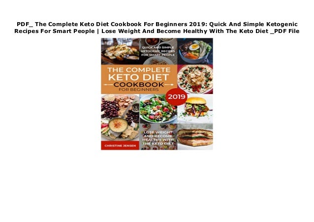 PDF_ The Complete Keto Diet Cookbook For Beginners 2019 ...