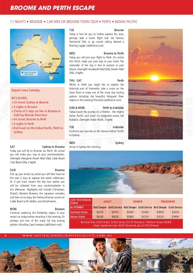 The Complete Rail Travel Guide To Australia 16pages