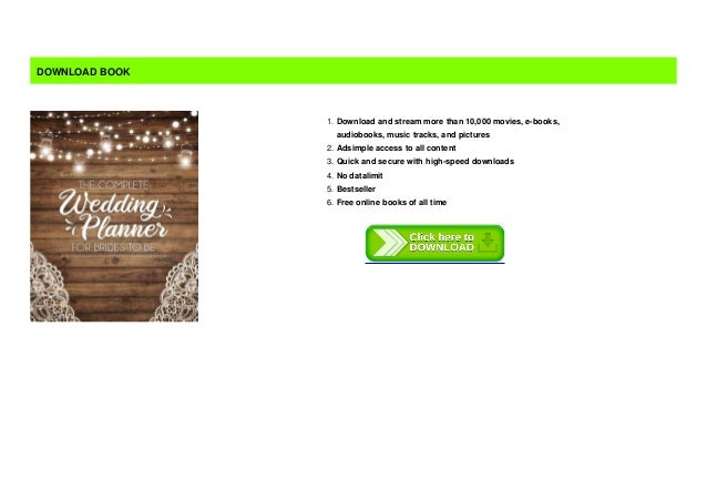 The Complete Wedding Planner For Brides To Be A Rustic Organizer Bu