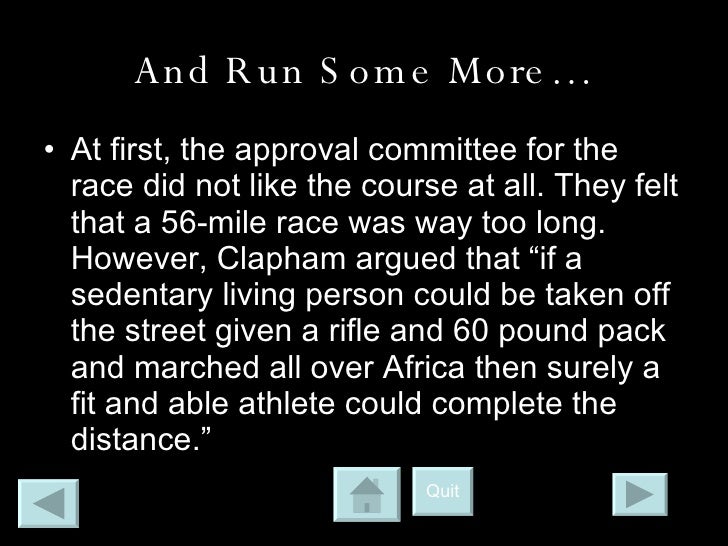 The Comrades Marathon