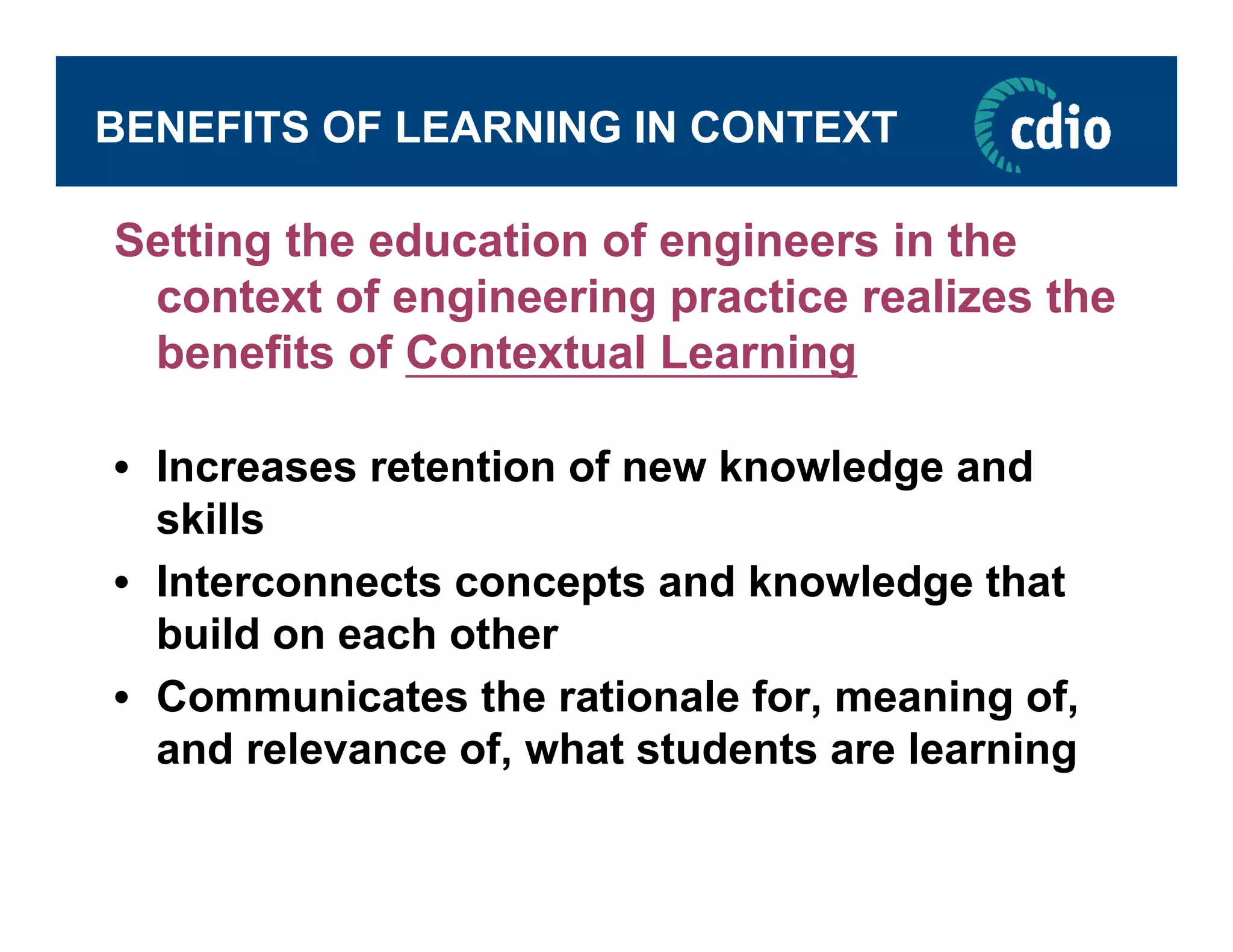 The Context of Engineering Education